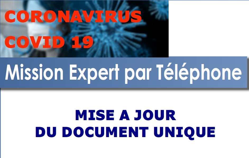 Mise à jour document unique par téléphone